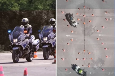 I VIŠE NEGO KREATIVNO! Veličanstven snimak pripadnika MUP-a: Pogledajte kako su damama čestitali 8. mart! (VIDEO)