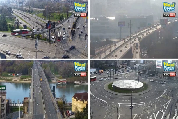 A NA ULICAMA BEOGRADA MILINA! Na mostovima i drugim saobraćajnicama NEMA ŽIVE DUŠE: Ljudi prolaze Autokomandom i krste se od ŠOKA! (FOTO)