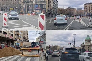KO RADI U CENTRU BEOGRADA JUTROS JE SIGURNO ZAKASNIO NA POSAO: Trg Nikole Pašića POTPUNO PARALISAN - Kolona automobila do PRAVNOG FAKULTETA! OVO JE RAZLOG (FOTO+VIDEO)