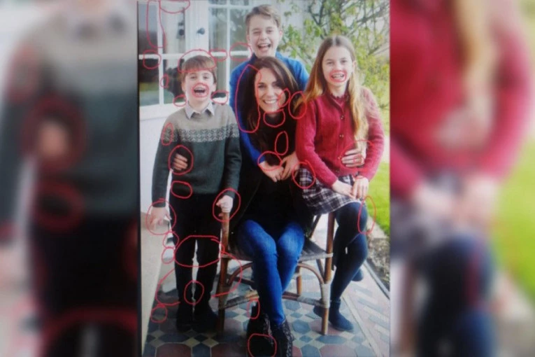 NEOPROSTIVE GREŠKE NA FOTOŠOPIRANOJ SLICI PRINCEZE KEJT SA DECOM: Jednom odlukom dvor podgrejao nove sumnje (FOTO)