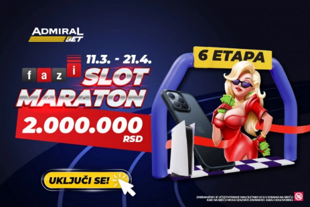 POČEO PRVI FAZI MARATON – NAJVEĆI NAGRADNI FOND ZA 6 NEDELjNIH ETAPA