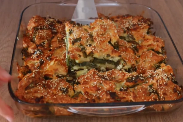 RECEPT ZA PITU SPANAĆEM I SIROM: Toliko je jednostavna da ćete je STALNO praviti!
