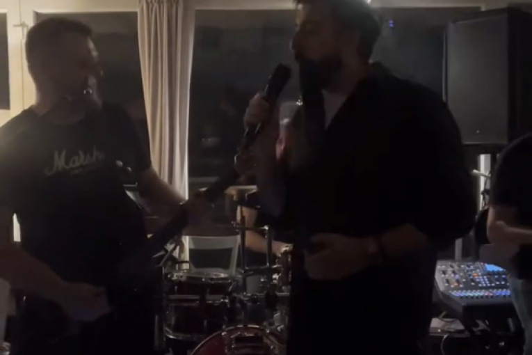 Ognjen Amidžić slavi rođenje sina Peruna