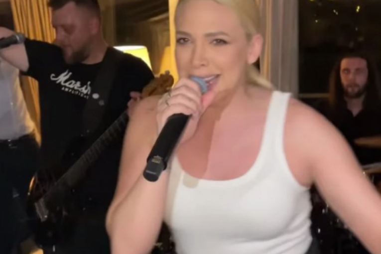 Ognjen Amidžić, proslava rođenja sina