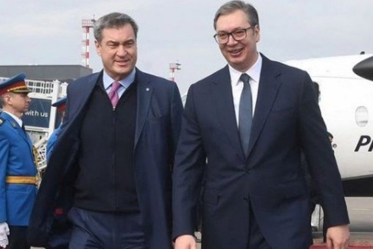 O VELIKIM PROJEKTIMA I DUGOROČNOJ SARADNJI SA BAVARSKOM: Predsednik Vučić dočekao Markusa Zedera (FOTO)
