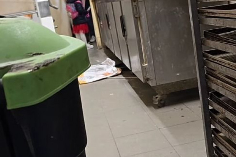 Jovana sa Leom u pekari