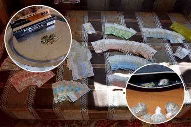 UHAPŠEN MUŠKARAC (29): Policija zaplenila veću sumu novca i narkotike u stanu osumnjičenog! (FOTO)