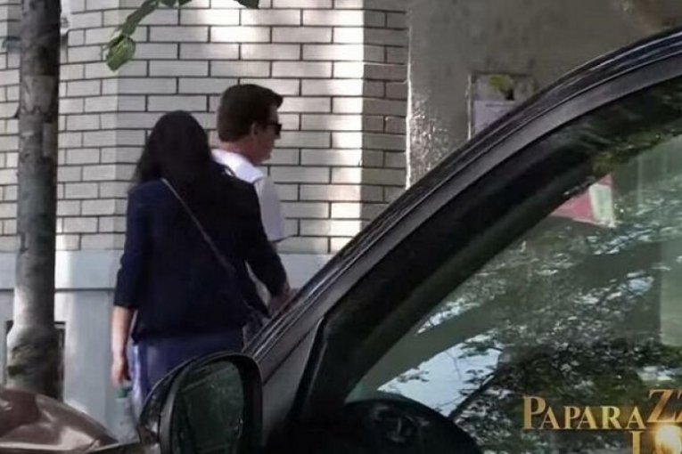 Momčilo Bajagić Bajaga sa novom devojkom