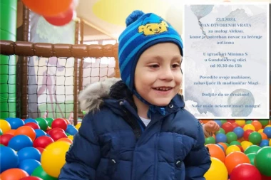 AKIJA NE ZOVU NA ROĐENDANE, JER JE DRUGAČIJI! Smederevci smislili predivan način da mu pomognu - ORGANIZOVALI SU ŽURKU U IGRAONICI i svi su pozvani - sakupljaće se novac i za terapije! (FOTO)