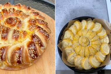 OVU POGAČU ĆETE PRAVITI BAR JEDNOM NEDELJNO: Idealna za ručak VIKENDOM - DETALJAN RECEPT! (FOTO/VIDEO)