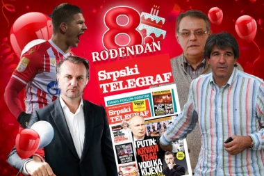 SRPSKI TELEGRAF DANAS SLAVI OSMI ROĐENDAN - ČESTITKE PLJUŠTE! Sportski asovi su nam POŽELELI da ostanemo NAJBOLJI!