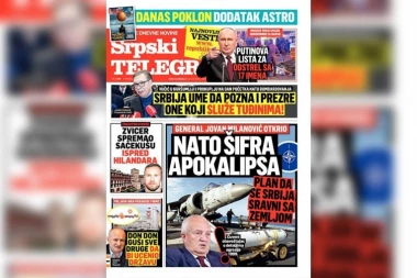 NATO ŠIFRA APOKALIPSA! Plan da se Srbija sravni sa zemljom! Čitajte u SRPSKOM TELEGRAFU!