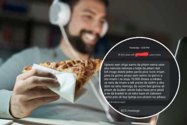 "ČITAM I PLAČEM": Zbog ove poruke dostavljača cela SRBIJA je u suzama - SAMO SAM PITAO, BEZ LJUTNJE (FOTO)