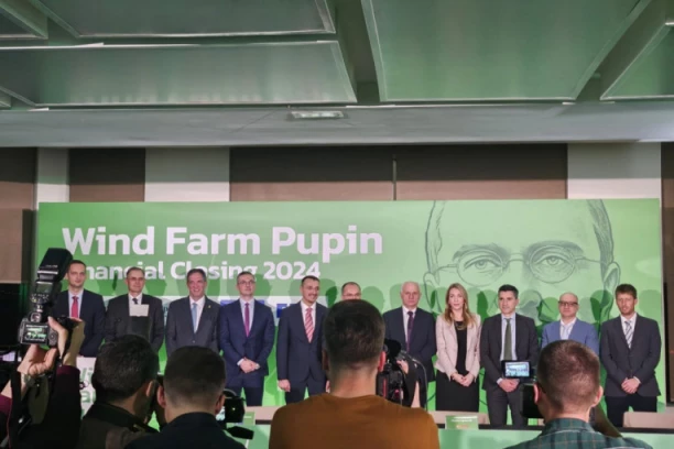 Potpisani veliki ugovori o finansijskom aranžmanu za Vetropark "Pupin"! Posao generalnog izvođača dobila srpska firma!