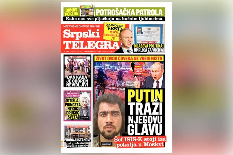 ŽIVOT OVOG ČOVEKA NE VREDI NIŠTA, PUTIN TRAŽI NJEGOVU GLAVU! ČITAJTE U SRPSKOM TELEGRAFU!