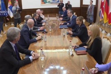 VUČIĆ SE SASTAO SA KVINTOM: Dug i otvoren razgovor sa predstavnicima Kvinte i EU. Nastaviće se...