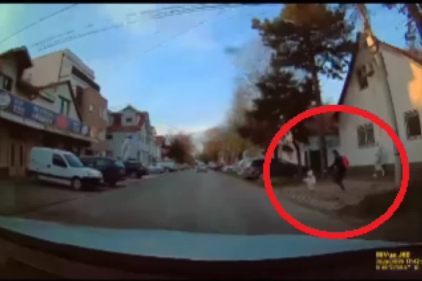 JEZIV SNIMAK IZ BEOGRADA: Devojčica se istrgla odrasloj osobi i izletela na kolovoz, a šta se desilo sledeće će vas ostaviti bez daha! (VIDEO)