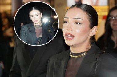 BRESKVICA UHVAĆENA POLUGOLA USRED BEOGRADA: Nošnju ostavila u orlovom gnezdu, svi gledaju u jedan VRELI DETALJ (FOTO)