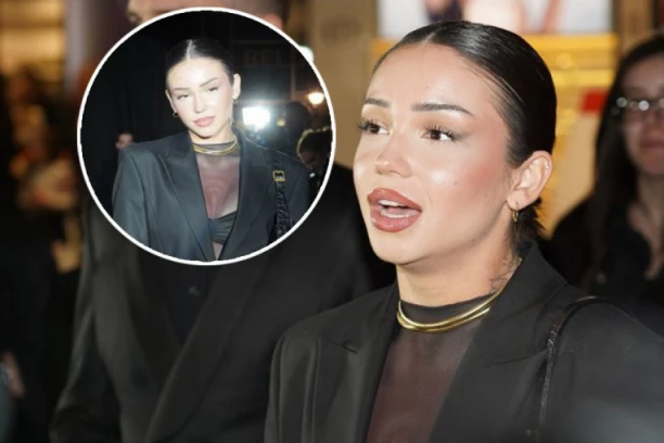 BRESKVICA UHVAĆENA POLUGOLA USRED BEOGRADA: Nošnju ostavila u orlovom gnezdu, svi gledaju u jedan VRELI DETALJ (FOTO)