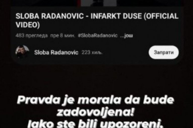 Dara Bubamara o Slobi Radanoviću