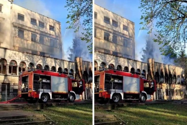 DRAMA U VRNJAČKOJ BANJI! Gori hotel, vatrogasci na terenu! (VIDEO)