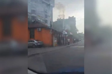 KULJA DIM U ŽARKOVU: Zapalio se dimnjak ugostiteljskog objekta (FOTO)