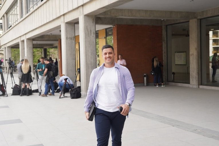 David Dragojević ispred Višeg suda