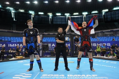 EVROPSKO PRVENSTVO U SRPSKOJ PRESTONICI U TOKU: Počela žetva medalja srpskih MMA boraca u "Hali sportova"!