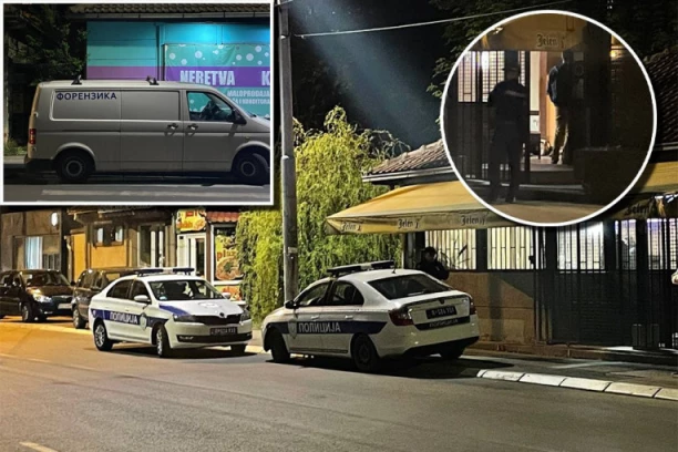 LEŠ JOŠ UVEK LEŽI U LOKALU - OTKRIVENO TELO I OTVORENA VRATA! Uznemirujuće scene na Banjici! (FOTO)