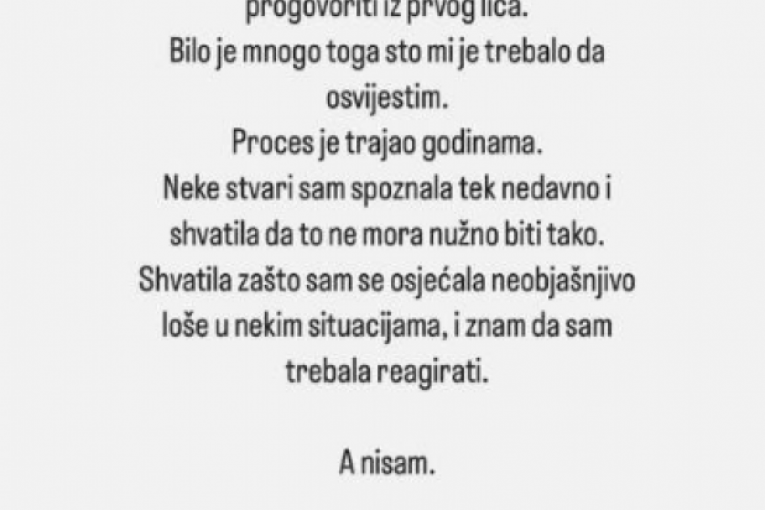 Nikolina Pišek Instagram