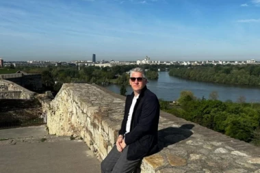 APRIL U BEOGRADU! Švajnštajger uživao u pogledu sa Kalemegdana!
