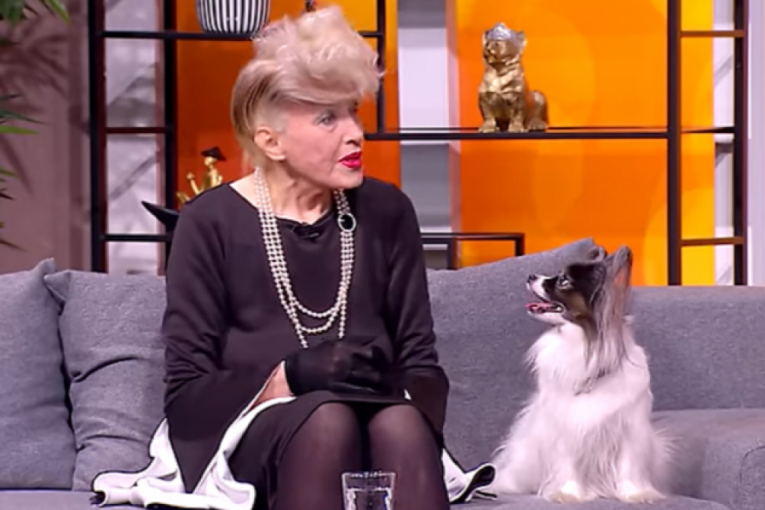 Slađana Milošević sa svojim psom, čivavom Princezom Morgan