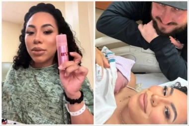 OSETILA JE KONTRAKCIJE PRED POROĐAJ I DOHVATILA ŠMINKU: Mnogi su je osudili, ali kad je otkrila razlog svi su zanemeli! (VIDEO)