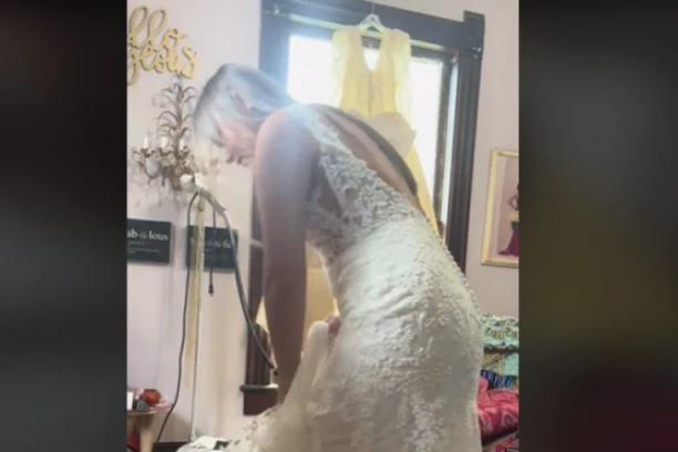 MLADA OBUKLA VENČANICU, PA POGLEDALA ŠTA IMA ISPOD NJE: Kada je ovo ugledala dole, VRISNULA OD BOLA (FOTO/VIDEO)