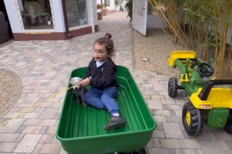 Seka Aleksić sa decom nakon hapšenja vlasnika kluba u Švajcarskoj