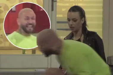 ŠA DOŽIVEO NERVNI SLOM UŽIVO U PROGRAMU: Miona PRETRNULA od straha nakon reperovog PREBAČAJA! Da se naježiš (FOTO)