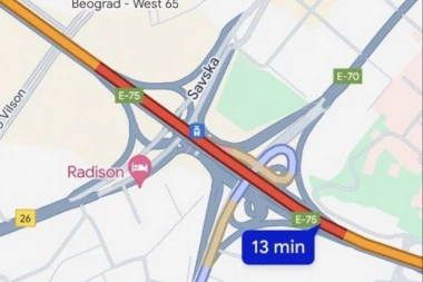 MOSTAR "U CRVENOM", KOD SAJMA KRKLJANAC! Paralisani delovi Beograda, ni ovaj petak nije izuzetak! (FOTO)