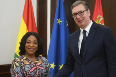 "SADRŽAJAN I PRIJATELJSKI RAZGOVOR"! Vučić se sastao sa ministarkom spoljnih poslova Gane! (FOTO)