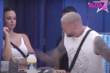 IZBACITE OVOG ČOVEKA NAPOLJE! Ša opet pretio Mioni! Učesnici Elite se skupili da je zaštite od fizičkog napada! (FOTO)