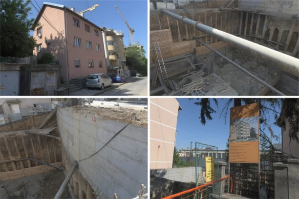 TEMELJI NISU BILI DOBRO OBEZBEĐENI: Ekipa Republike na Zvezdari - Na ulici krateri zbog obližnjeg gradilišta (FOTO)