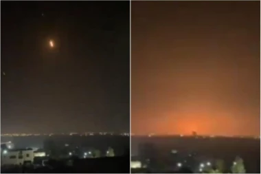 IRANSKI NOVINAR OBJAVIO SNIMNAK NAPADA NA IZRAEL: "Ne postoji dron koji može da izvrši OVAKAV NAPAD" Nebo se ZACRVENELO (VIDEO)