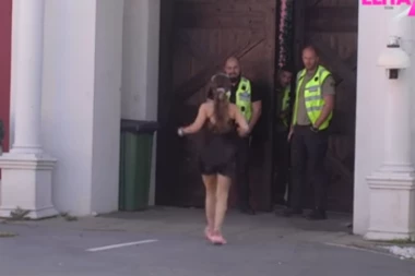 STRAVIČAN SNIMAK MILJANE KULIĆ IZ ELITE: Obezbeđenje uletelo na imanje, ona se zaletela ka njima, pa uradila OVO!