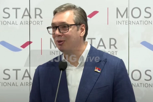 VUČIĆ SE OBRATIO U MOSTARU: Ovo je od velikog značaja za Mostar i Beograd i za povezivanje svih naših naroda!