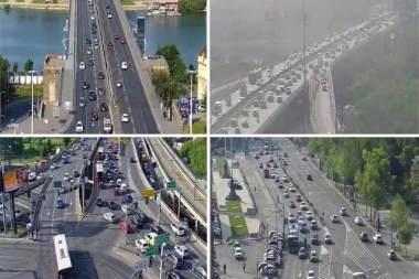 U BEOGRADU KAO DA SVE STOJI! Ako krećete na posao, dobro se informišite: Evo gde je KRKLJANAC! (FOTO)