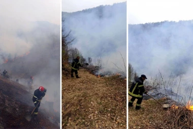 ČETIRI POŽARA BUKTE SRBIJOM, ZBOG JEDNOG VANREDNA SITUACIJA! Usledila hitna reakcija MUP!
