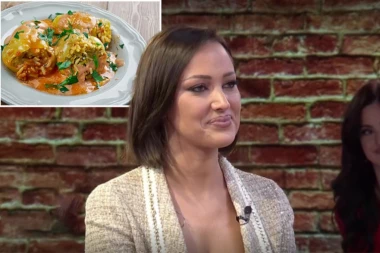 RECEPT ALEKSANDRE PRIJOVIĆ ZA PUNJENE PAPRIKE: Majka Borka joj suflirala putem VIDEO POZIVA