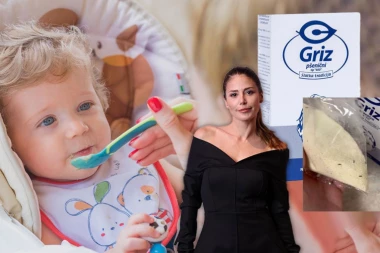 U GRIZU NAS BUBE GRIZU! U hermetički zatvorenoj kesici s prahom za kašu vidi se kako gmižu sitni crni insekti