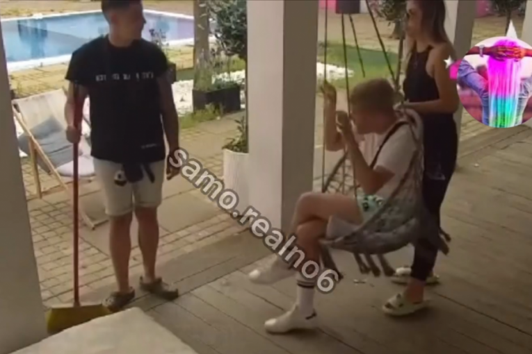 Bojana oborila Uroša na pod Elita 7 Zadruga