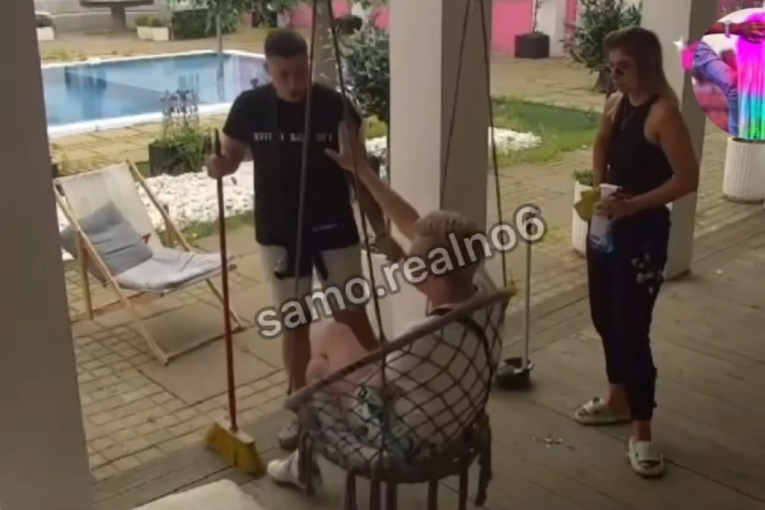 Bojana oborila Uroša na pod Elita 7 Zadruga