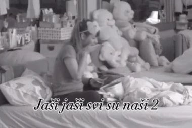 UZNEMIRUJUĆI SNIMAK MILJANE KULIĆ: Pomešala alkohol i tablete, pa zastrašivala ukućane u spavaćoj sobi!